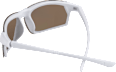 Sport-Sonnenbrille weiß mit polarisierenden Scheiben SUNDANCE