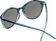 Sonnenbrille Erwachsene blau mit farbiger Tönung SUNDANCE