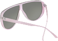 Sonnenbrille Erwachsene mit pastellrosa Fassung SUNDANCE