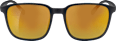 Sonnenbrille Erwachsene, schwarz mit orange verspiegelten Gläsern SUNDANCE