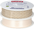 dárková stuha taupe/creme Profissimo