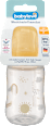 Babyflasche Weithals, gelb, von Geburt an, 280 ml babylove