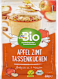 Tassenkuchen Apfel Zimt, vegan dmBio