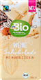 Bio bela čokolada s koščki mandljev dmBio
