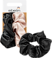 Scrunchies Satin-Optik rosé & schwarz ebelin