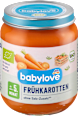 Био пюре от ранни моркови, 5+м babylove