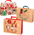 Geschenktasche aus Kraftpapier, Größe Maxi Profissimo