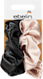 Scrunchies Satin-Optik rosé & schwarz ebelin