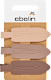 Friseurklemmen creme, braun, beige ebelin