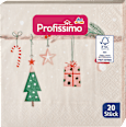 Servietten "Weihnachtssymbole" (33x33 cm) Profissimo