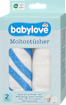 Moltontücher Streifen/uni  babylove