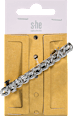 Sponka za lase, srebrna s-he stylecollection