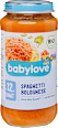 Spaghetti bolognese bez dodatku soli** z olejem rzepakowym Bio, od 12. miesiąca babylove