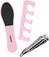 Pediküre-Set mit Tasche ebelin