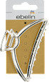 Štipec do vlasov, geometrický - strieborný ebelin