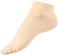 Sneaker Socken mit Noppengarn apricot Gr. 39-42 Fascino