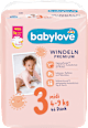 Plienky Premium - veľ. 3 midi (4-9 kg) babylove