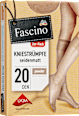 Kniestrümpfe seidenmatt powder Gr. 35-38, 20 DEN Fascino