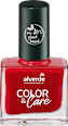 lak na nehty Color & Care 40 Classic Red alverde NATURKOSMETIK