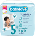 Plienky Premium - veľ. 5+ juniorplus (11-18 kg) babylove