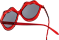Rote Party-Sonnenbrille in Kussmund-Form SUNDANCE