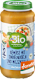 Omogeneizzato completo con verdure, pasta e mozzarella dmBio