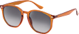 Sonnenbrille Damen transparent-braun SUNDANCE