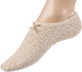 Socken mit Frottee + ABS-Sohle beige Gr. 39-42 Fascino