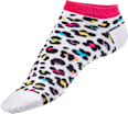 Sneaker Socken mit Leo-Muster weiß & bunt, Gr. 39-42 Fascino