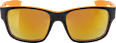 Sonnenbrille Kids schwarz-orange mit verspiegelten Scheiben SUNDANCE