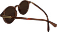 Sonnenbrille Erwachsene transparent braun mit braun getönten Scheiben SUNDANCE