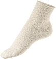 Socken mit Viskose-Leinen-Mischung beige Gr. 35-38 Fascino