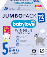 JUMBOPACK Premium pelene junior, veličina 5 (10-16 kg), 2x36kom babylove