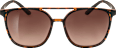 Sonnenbrille Erwachsene Demi-Muster mit braun getönten Scheiben SUNDANCE