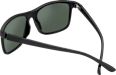 Sonnenbrille Erwachsene schwarz mit eckigen Scheiben SUNDANCE