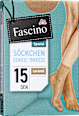 Söckchen mit kühlender Faser SENSIL® BREEZE caramel Gr. 39-42, 15 DEN Fascino