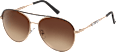 Sonnenbrille Damen gold-schwarz SUNDANCE