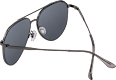Sonnenbrille dunkle Gläser schwarz SUNDANCE