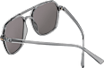 Sonnenbrille transparent-grau SUNDANCE