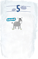 Pannolini premium misura 5 junior (10-16 kg) confezione mensile babylove