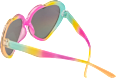 Sonnenbrille Kids in Herzform mit regenbogenfarbenen Scheiben SUNDANCE