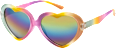 Sonnenbrille Kids in Herzform mit regenbogenfarbenen Scheiben SUNDANCE