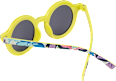 Sonnenbrille Junior gelb mit Blumen SUNDANCE