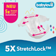 Scutece premium jumbo numărul 4 babylove