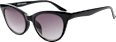 Sonnenbrille Erwachsene schwarz Cat-Eye Form mit leicht getönten Scheiben SUNDANCE