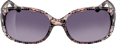Sonnenbrille Erwachsene schwarz mit gemustertem Rahmen SUNDANCE