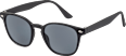 Sonnenbrille Kinder schwarz mit silber SUNDANCE