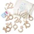 Súprava drevených číslic 1-24 pre adventný kalendár Profissimo