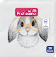 Cocktailservietten "Smart Bunny" (25x25 cm) Profissimo