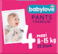 Premium pelene gaćice maxi vel. 4 (8–15 kg) babylove